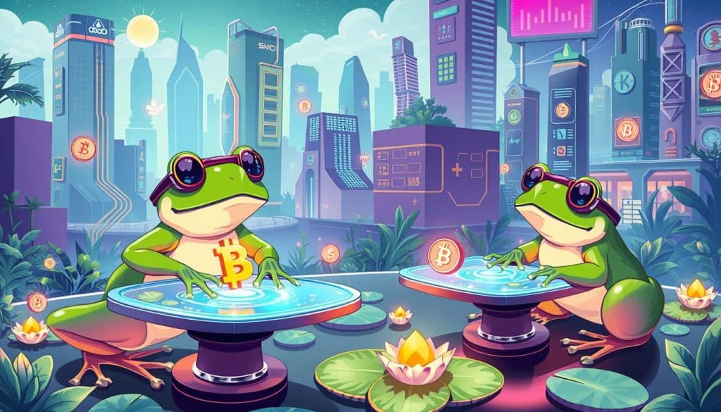 Frog-themed-crypto-innovations