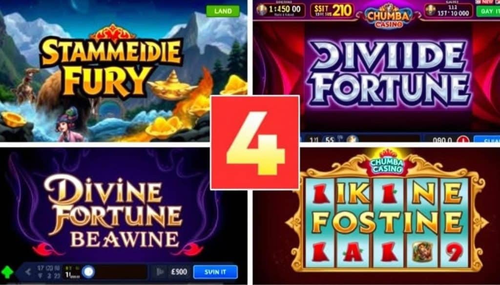 Top recommended Chumba Casino games to play with bonus codes including slots and table games